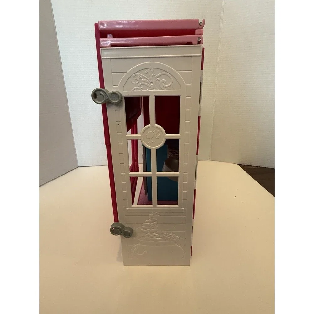 2009 Mattel R4186 Barbie Glam Vacation Beach House Fold Out N'Go INCOMPLETE